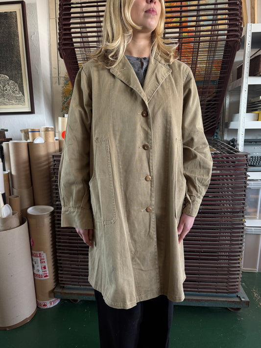 1940S WW2 WOMENS LAND ARMY OVERCOAT