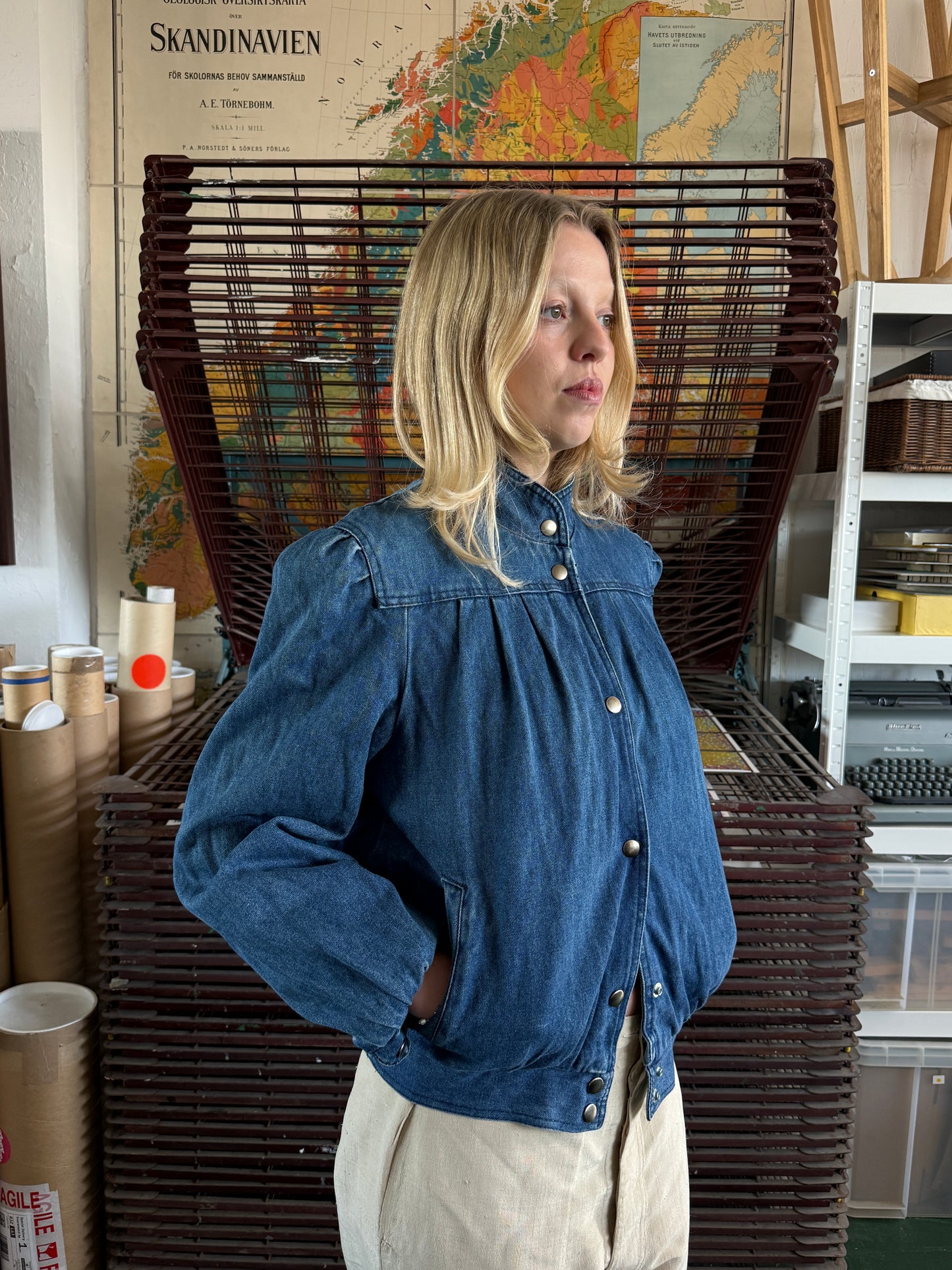 1980S DENIM BOMBER