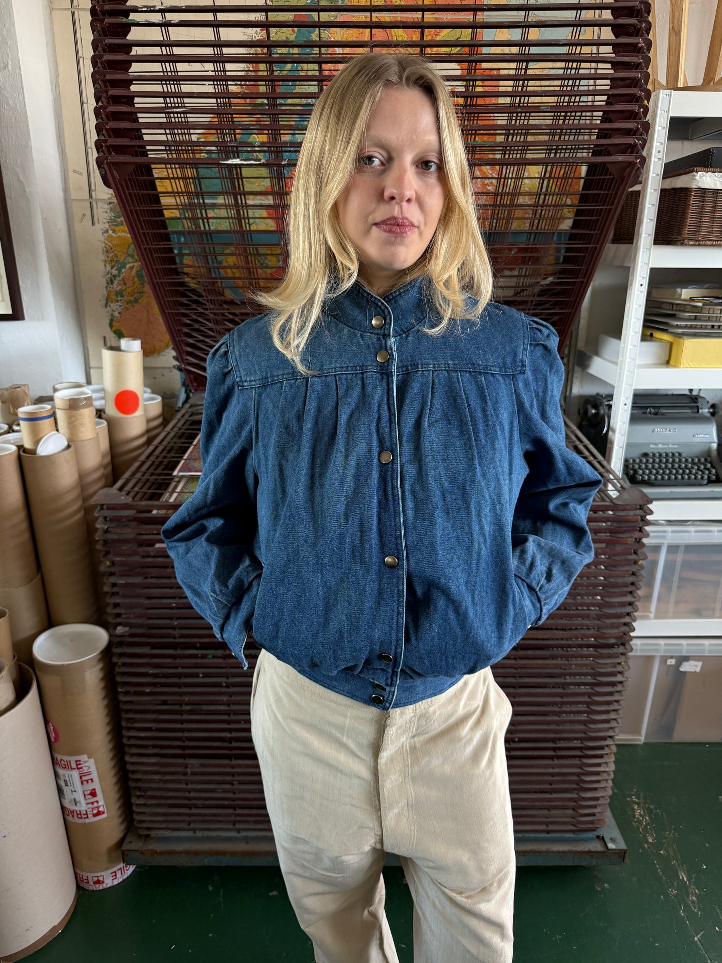 1980S DENIM BOMBER