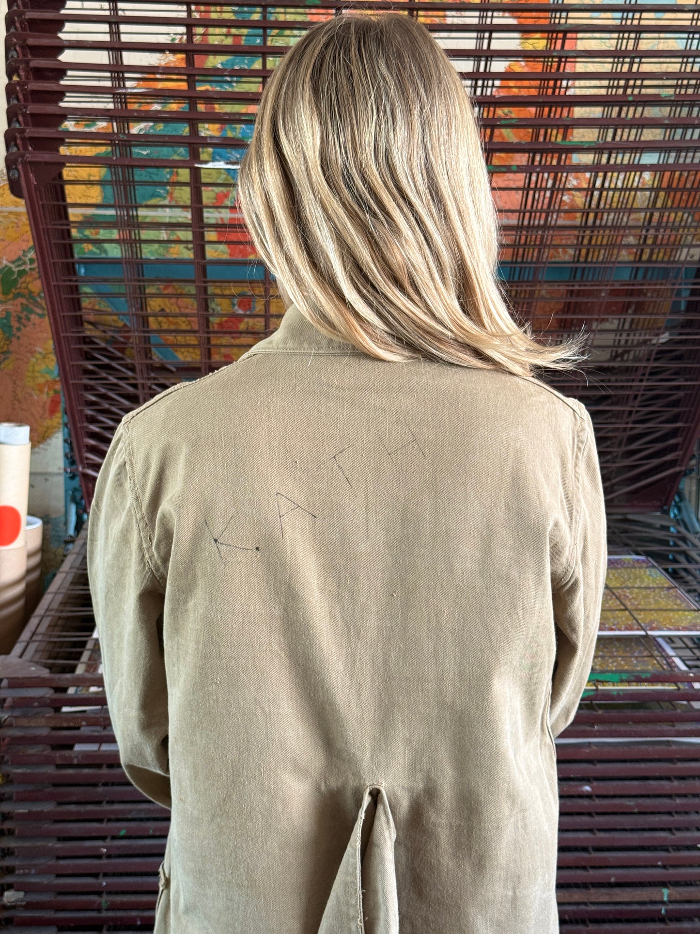 1940S WW2 WOMENS LAND ARMY OVERCOAT