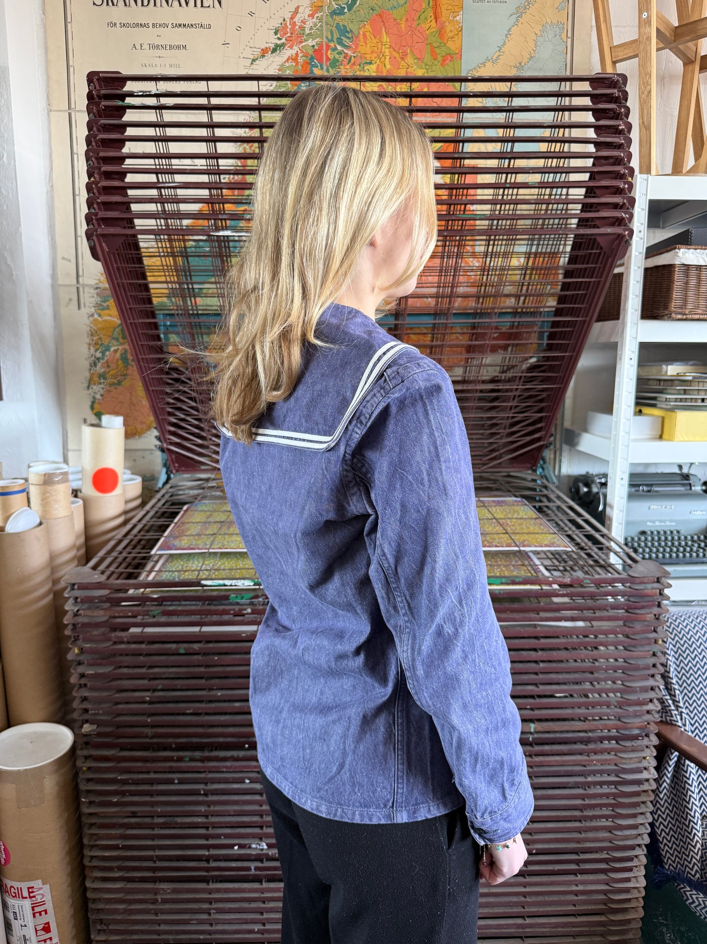 1968 DENIM SAILOR SMOCK
