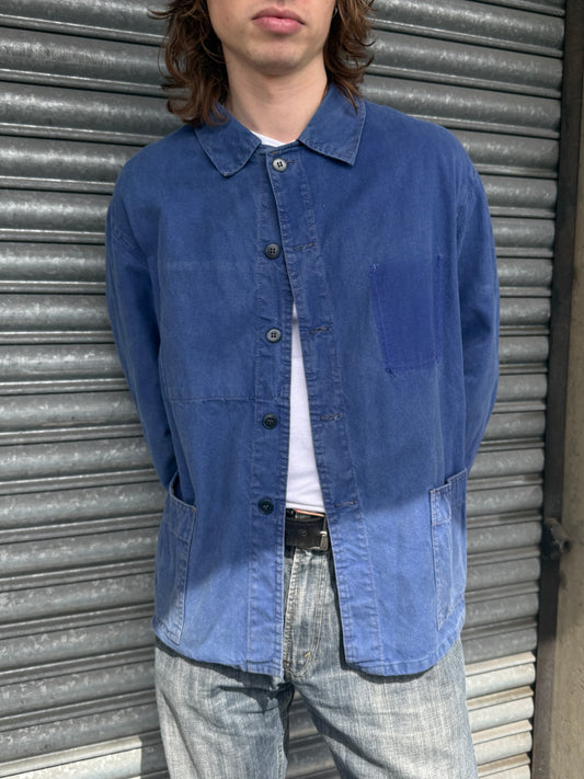 1960S INDIGO BLUE FRENCH CHORE JACKET