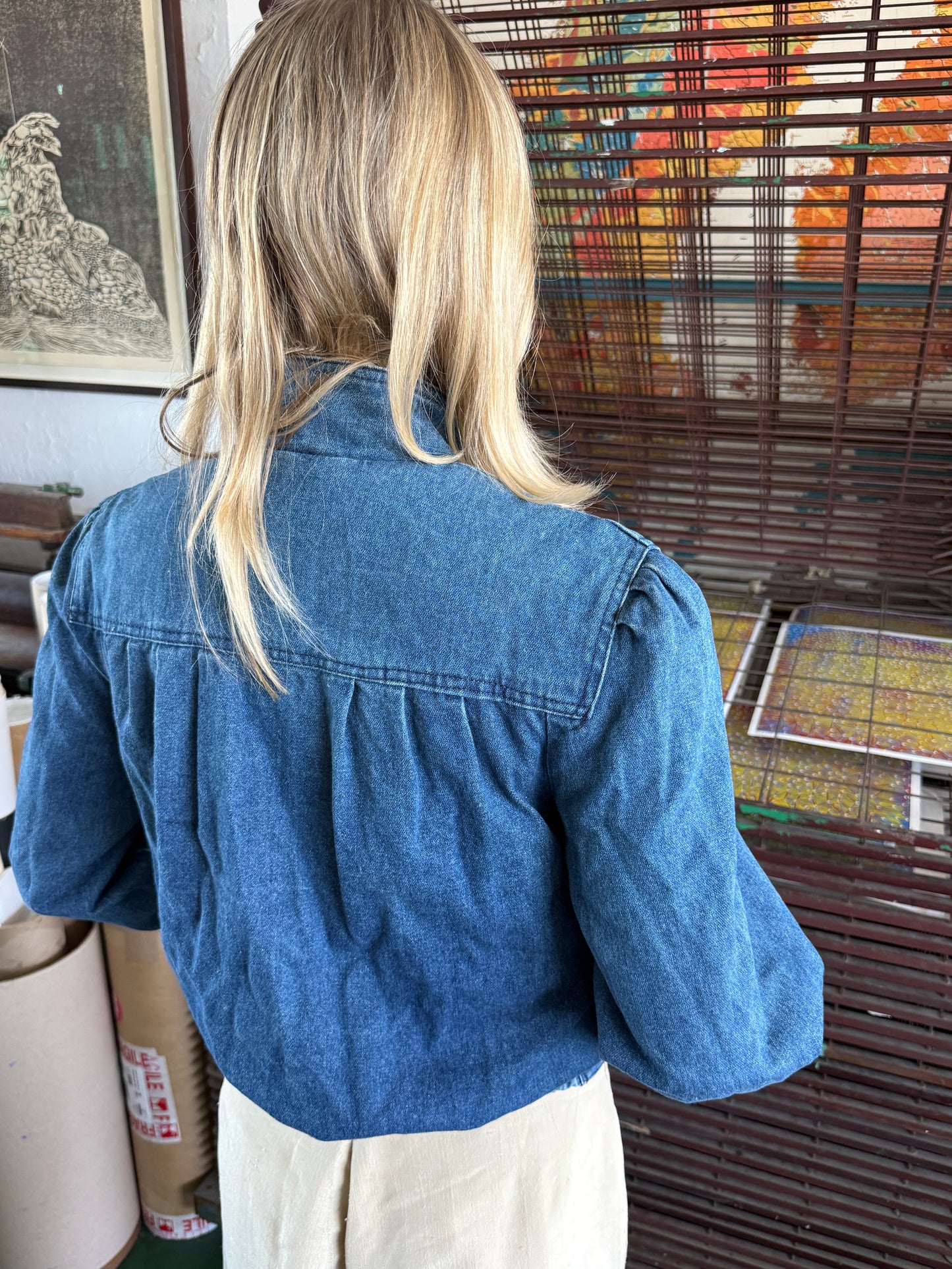 1980S DENIM BOMBER