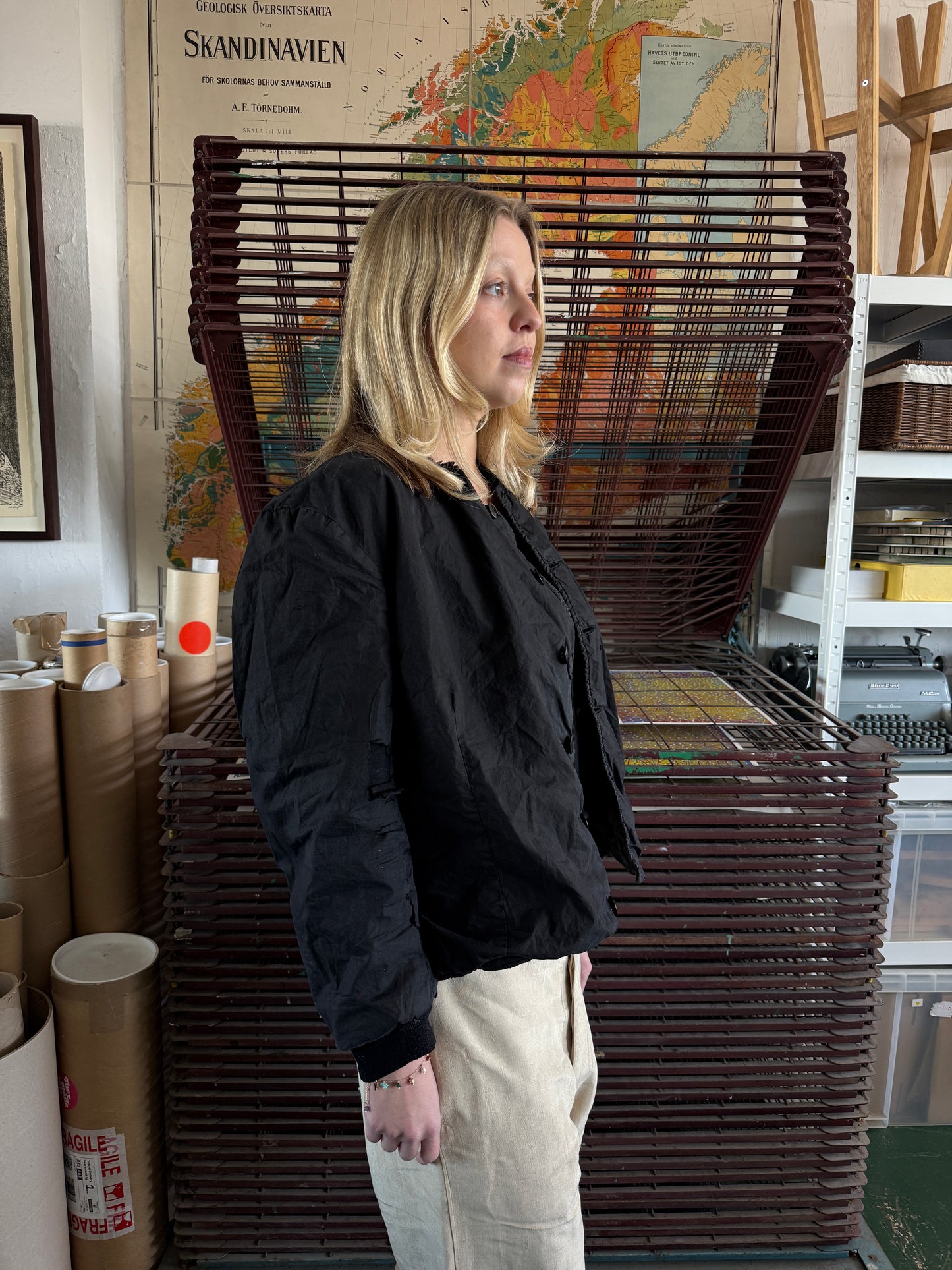 1970S OVERDYED SWISS MILITARY LINER