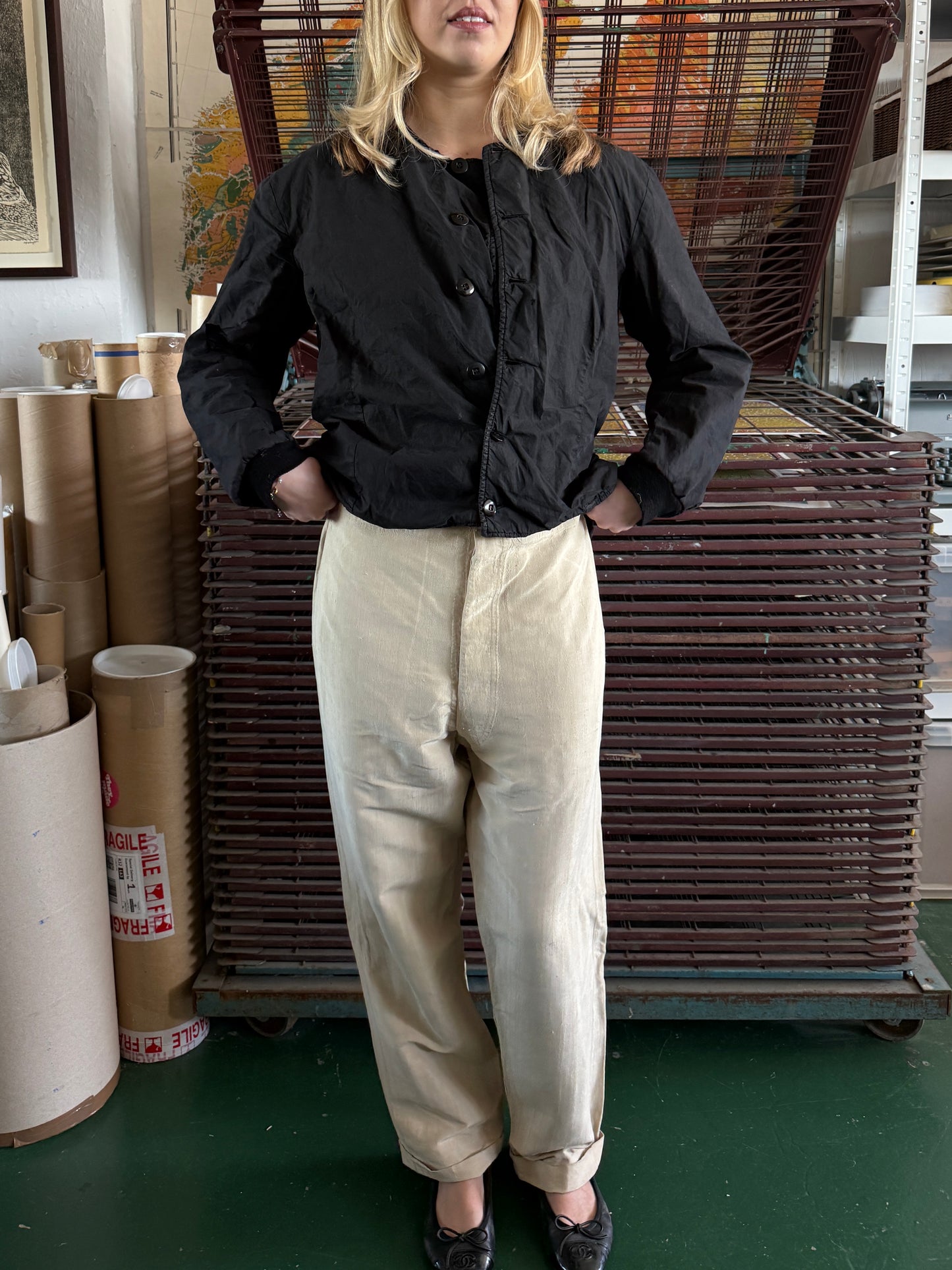 1970S OVERDYED SWISS MILITARY LINER