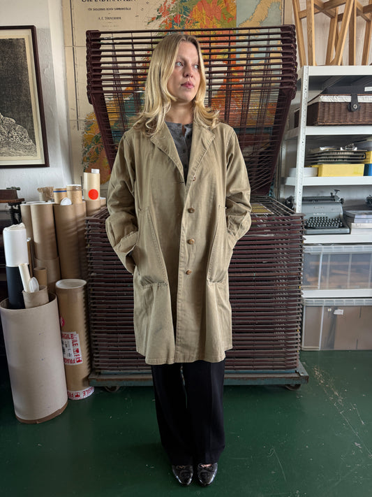 1940S WW2 WOMENS LAND ARMY OVERCOAT
