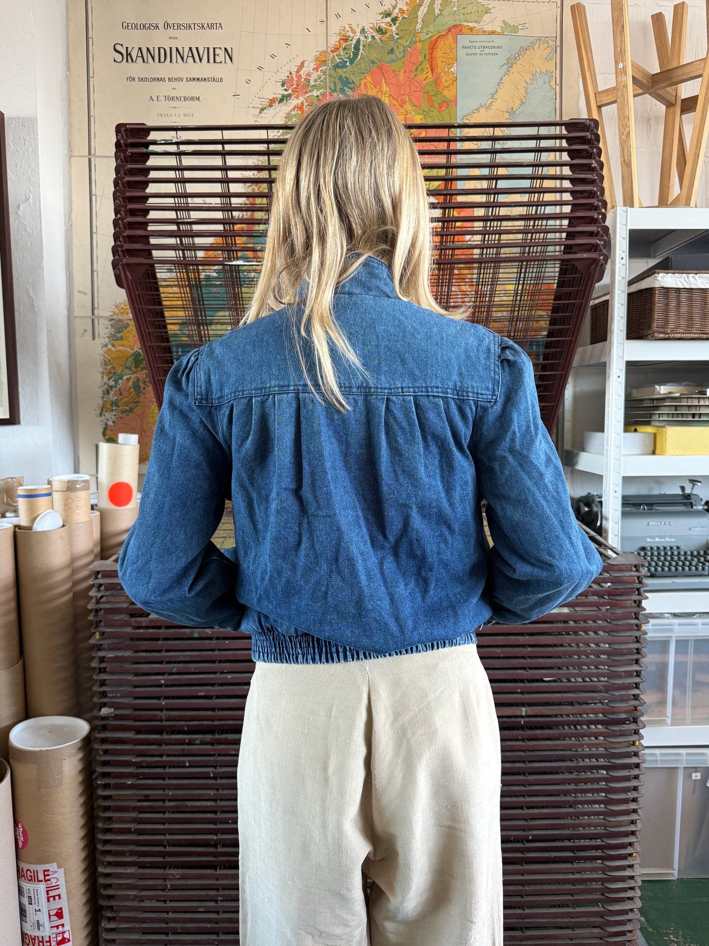 1980S DENIM BOMBER