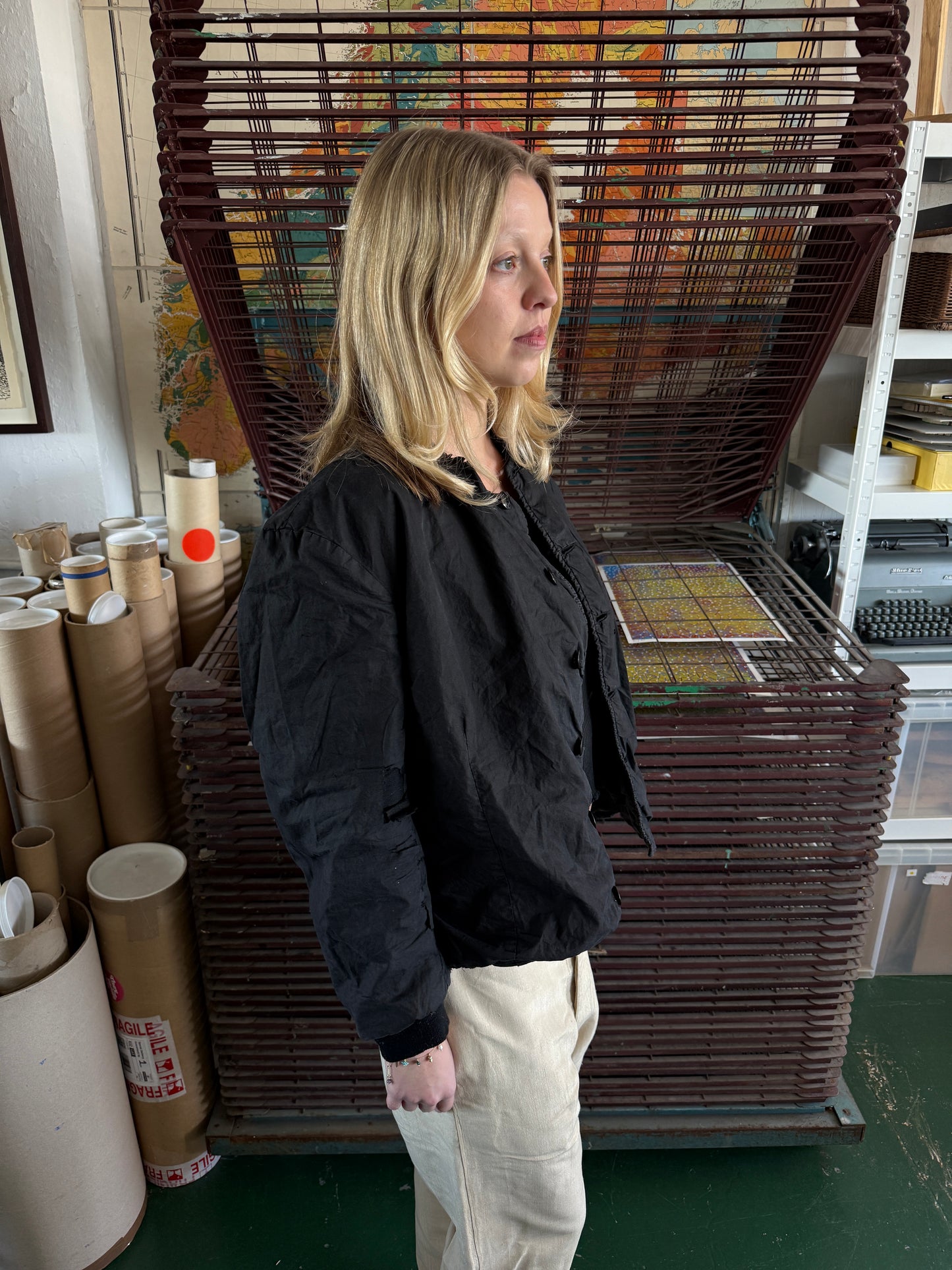 1970S OVERDYED SWISS MILITARY LINER