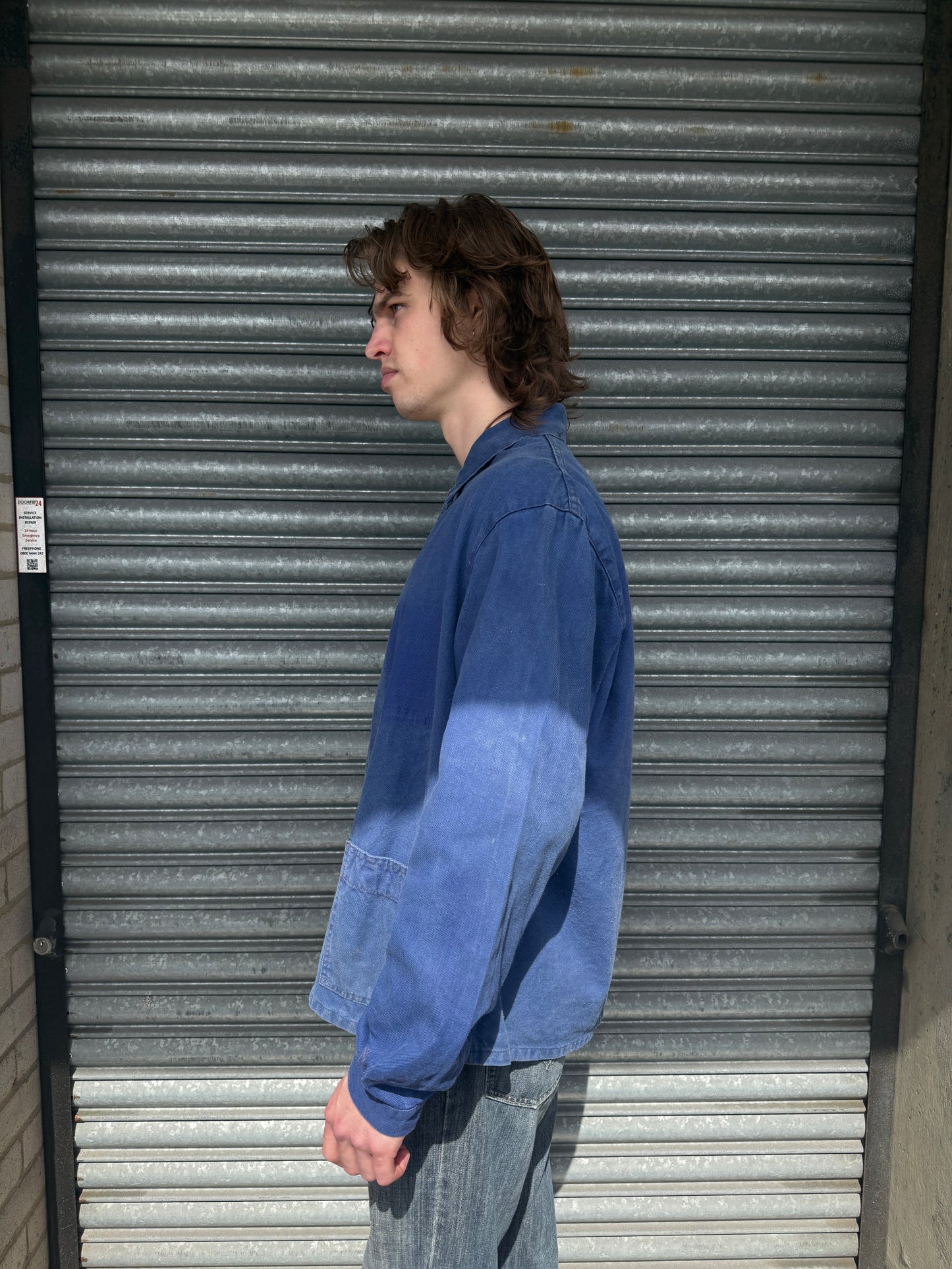 1960S INDIGO BLUE FRENCH CHORE JACKET
