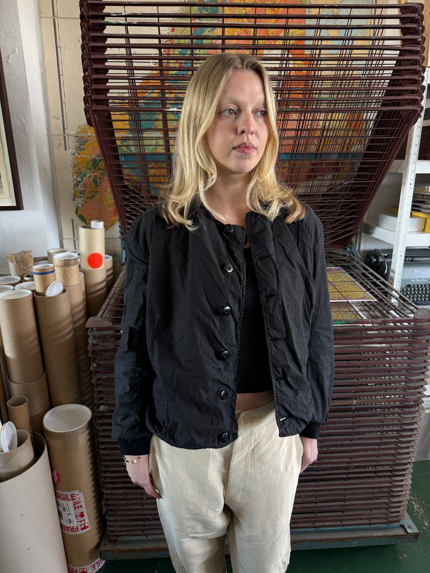 1970S OVERDYED SWISS MILITARY LINER