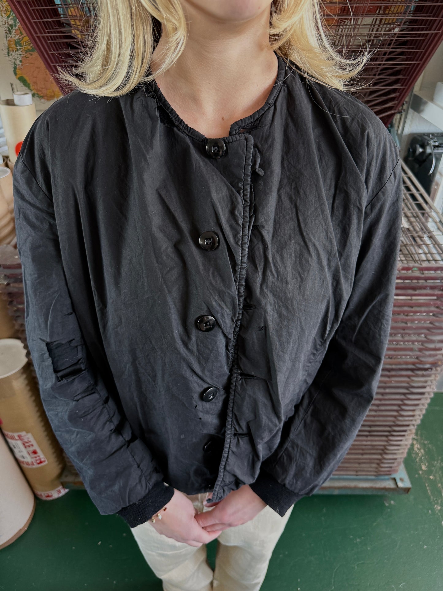 1970S OVERDYED SWISS MILITARY LINER