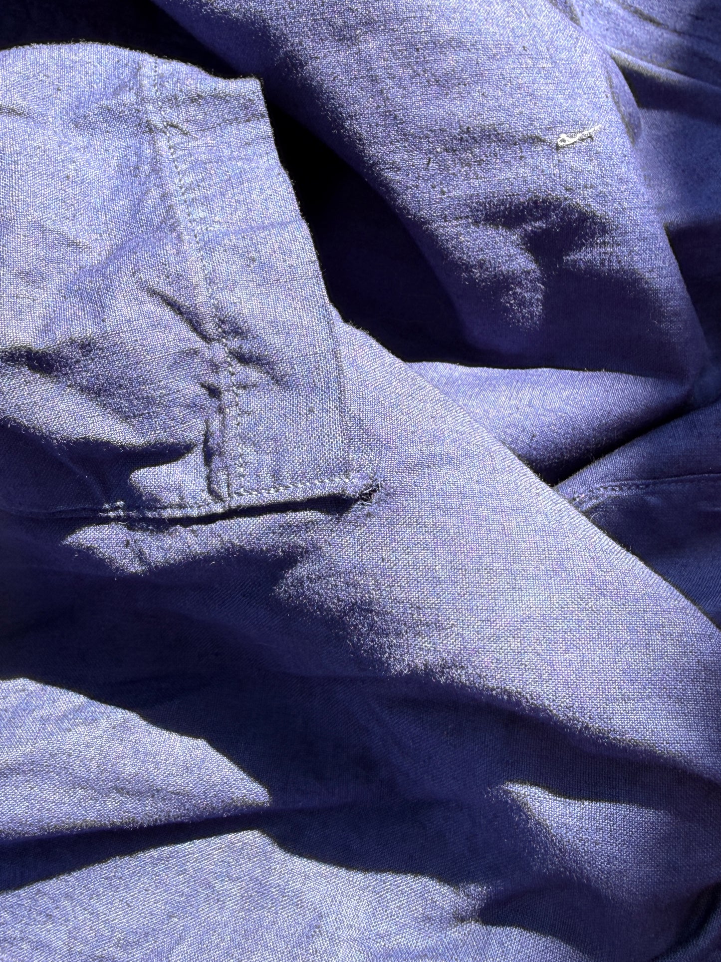 INDIGO OVERDYED SURGEONS SMOCK.